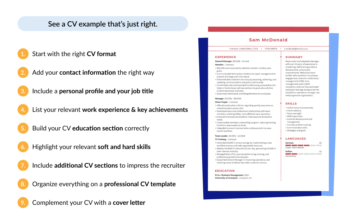 How to write a cv